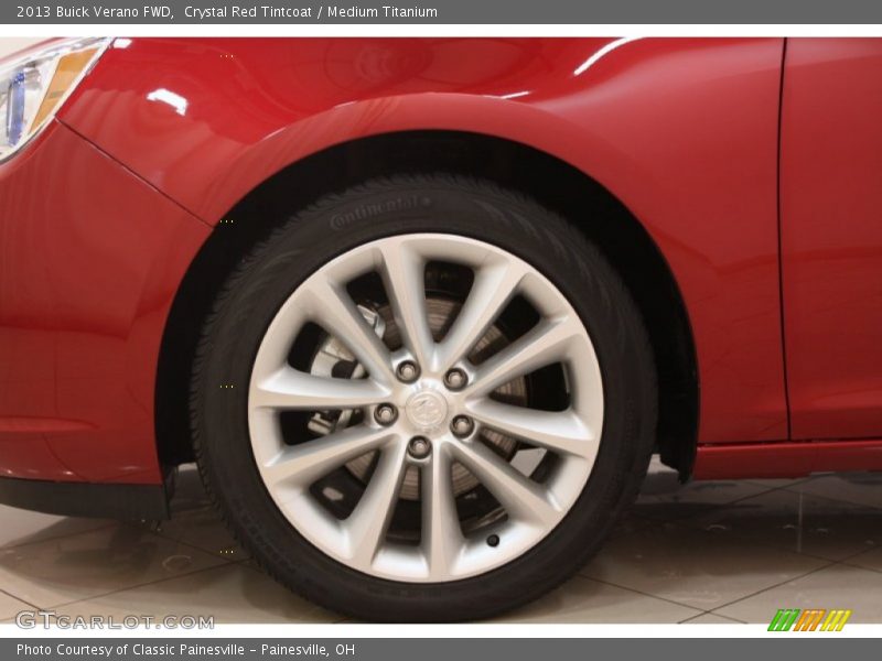 Crystal Red Tintcoat / Medium Titanium 2013 Buick Verano FWD