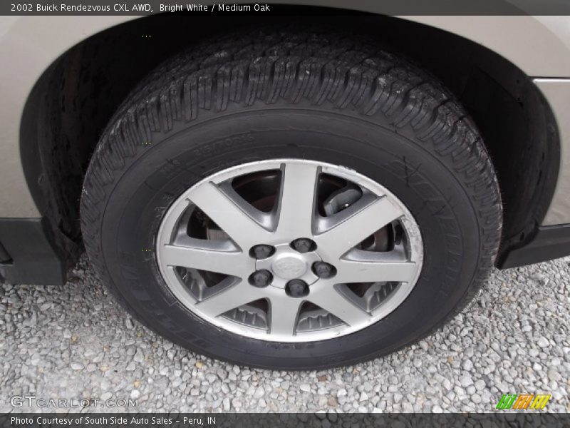 Bright White / Medium Oak 2002 Buick Rendezvous CXL AWD