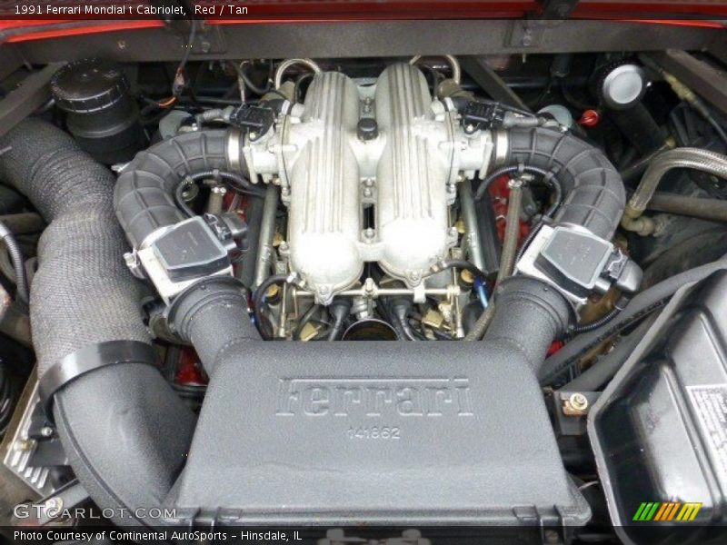  1991 Mondial t Cabriolet Engine - 3.4 Liter DOHC 32-Valve V8