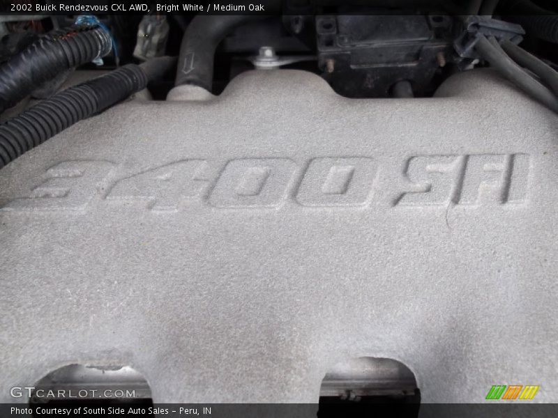 Bright White / Medium Oak 2002 Buick Rendezvous CXL AWD