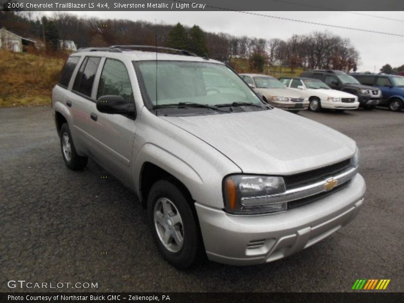 Silverstone Metallic / Light Gray 2006 Chevrolet TrailBlazer LS 4x4