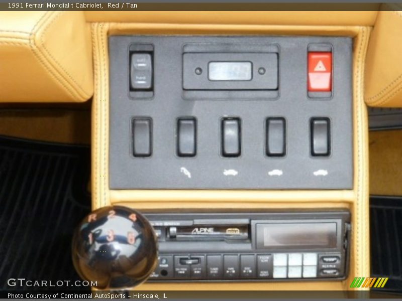 Controls of 1991 Mondial t Cabriolet