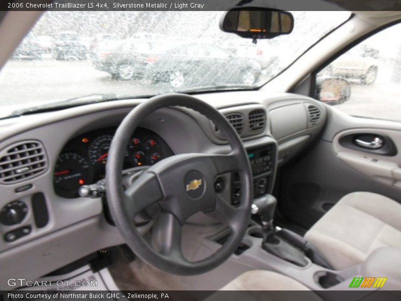 Silverstone Metallic / Light Gray 2006 Chevrolet TrailBlazer LS 4x4