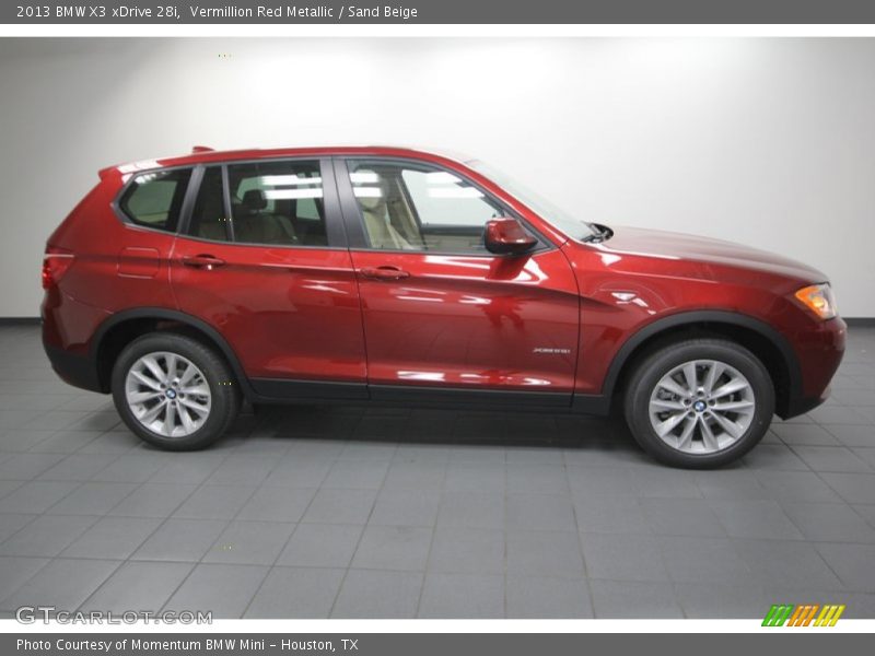  2013 X3 xDrive 28i Vermillion Red Metallic