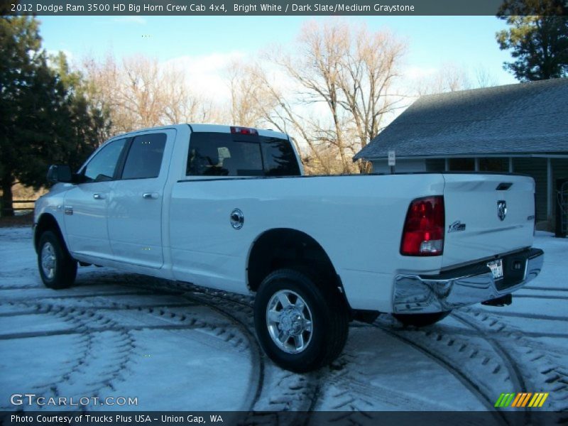 Bright White / Dark Slate/Medium Graystone 2012 Dodge Ram 3500 HD Big Horn Crew Cab 4x4