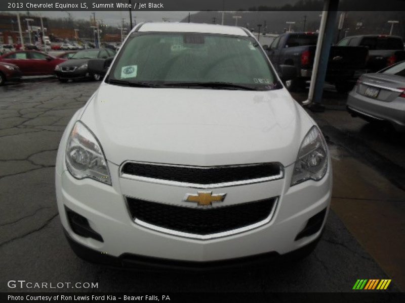 Summit White / Jet Black 2013 Chevrolet Equinox LS
