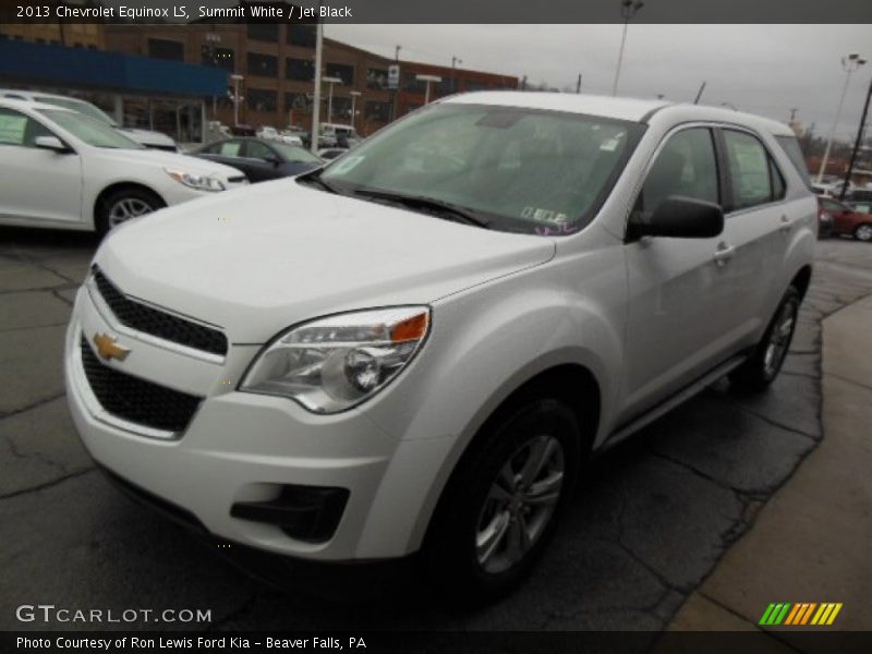 Summit White / Jet Black 2013 Chevrolet Equinox LS