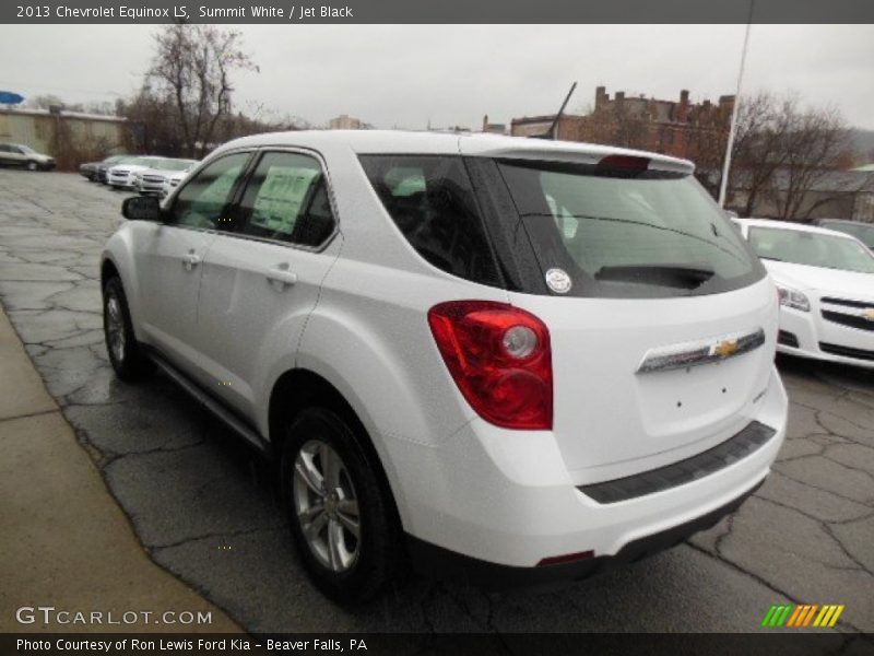 Summit White / Jet Black 2013 Chevrolet Equinox LS