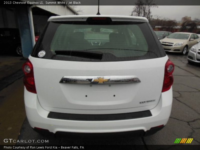 Summit White / Jet Black 2013 Chevrolet Equinox LS