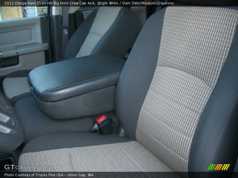 Bright White / Dark Slate/Medium Graystone 2012 Dodge Ram 3500 HD Big Horn Crew Cab 4x4