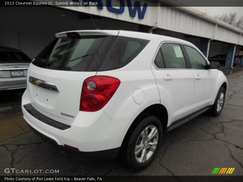 Summit White / Jet Black 2013 Chevrolet Equinox LS