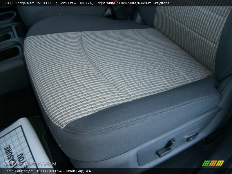 Bright White / Dark Slate/Medium Graystone 2012 Dodge Ram 3500 HD Big Horn Crew Cab 4x4