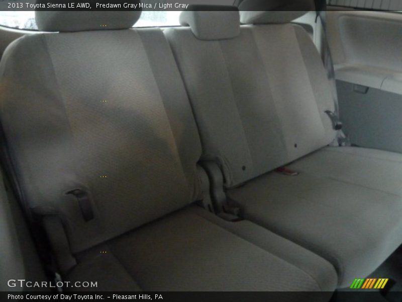 Predawn Gray Mica / Light Gray 2013 Toyota Sienna LE AWD