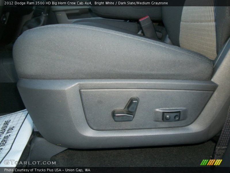 Bright White / Dark Slate/Medium Graystone 2012 Dodge Ram 3500 HD Big Horn Crew Cab 4x4