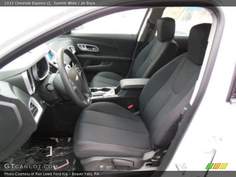Summit White / Jet Black 2013 Chevrolet Equinox LS