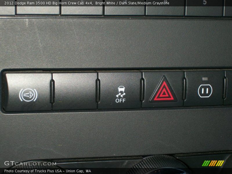 Bright White / Dark Slate/Medium Graystone 2012 Dodge Ram 3500 HD Big Horn Crew Cab 4x4