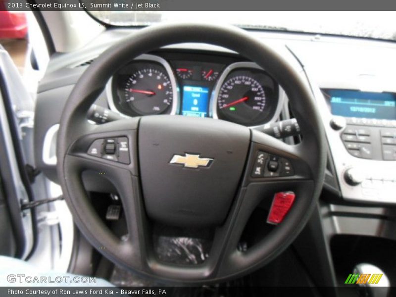 Summit White / Jet Black 2013 Chevrolet Equinox LS