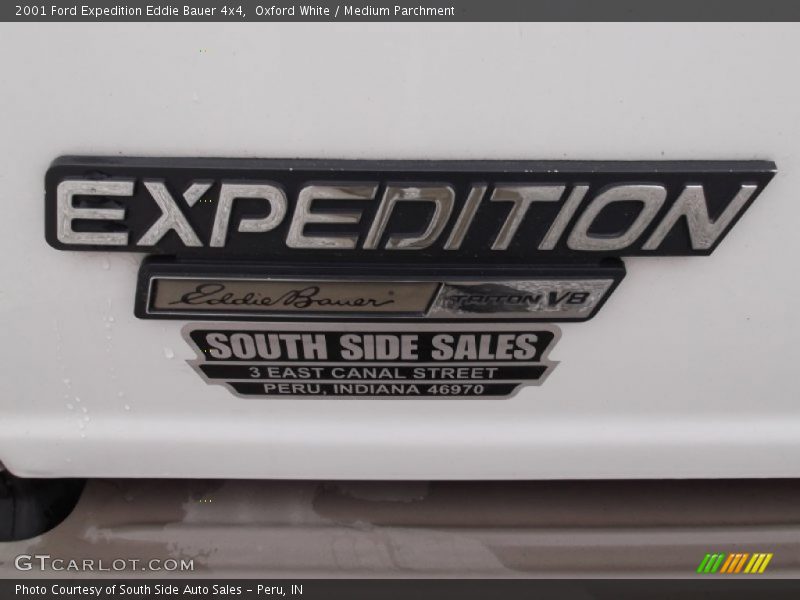 Oxford White / Medium Parchment 2001 Ford Expedition Eddie Bauer 4x4