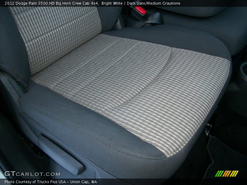 Bright White / Dark Slate/Medium Graystone 2012 Dodge Ram 3500 HD Big Horn Crew Cab 4x4