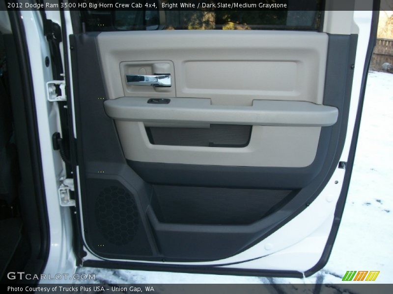 Bright White / Dark Slate/Medium Graystone 2012 Dodge Ram 3500 HD Big Horn Crew Cab 4x4