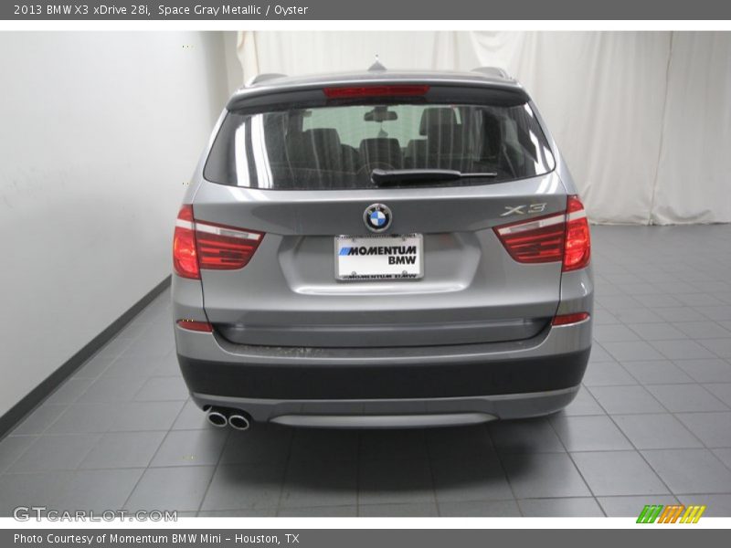 Space Gray Metallic / Oyster 2013 BMW X3 xDrive 28i