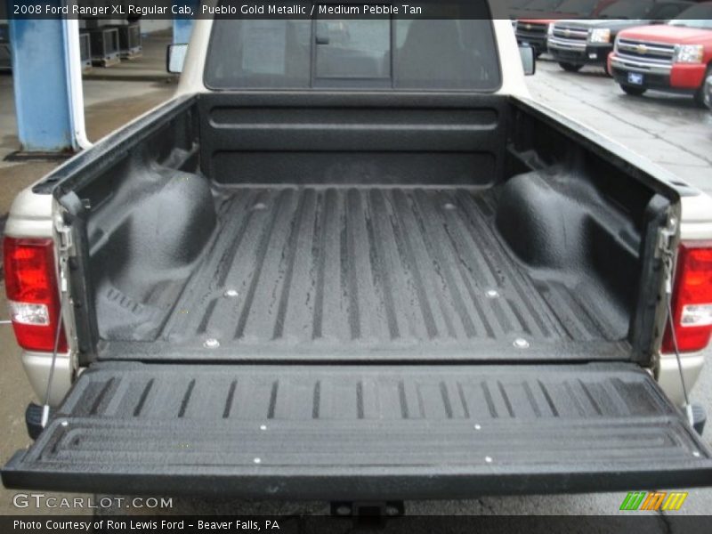 Pueblo Gold Metallic / Medium Pebble Tan 2008 Ford Ranger XL Regular Cab