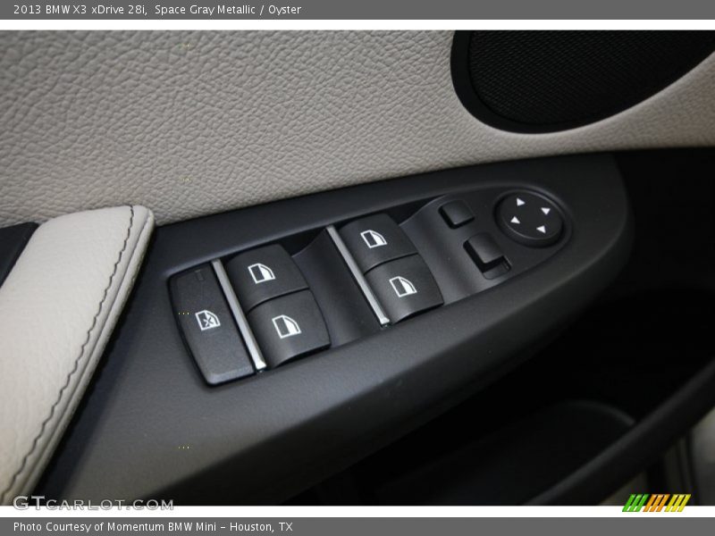 Space Gray Metallic / Oyster 2013 BMW X3 xDrive 28i