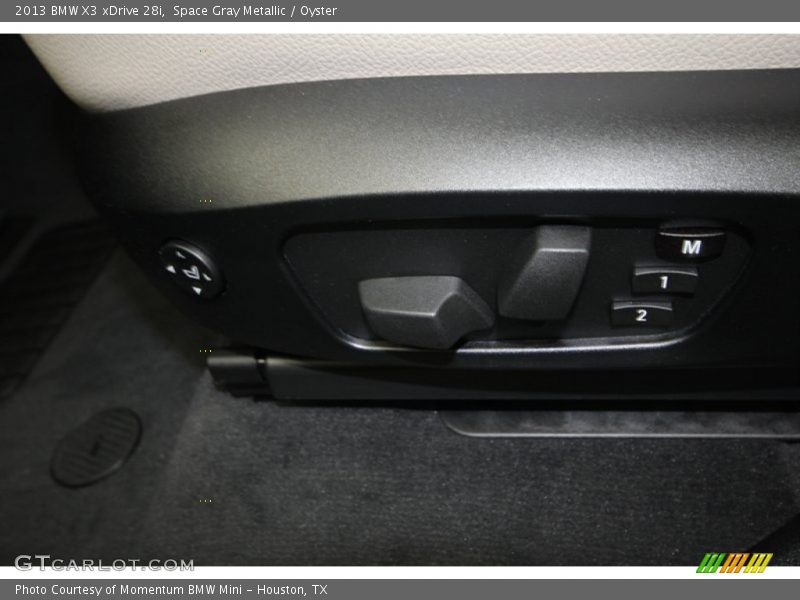 Space Gray Metallic / Oyster 2013 BMW X3 xDrive 28i