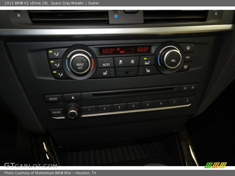 Space Gray Metallic / Oyster 2013 BMW X3 xDrive 28i