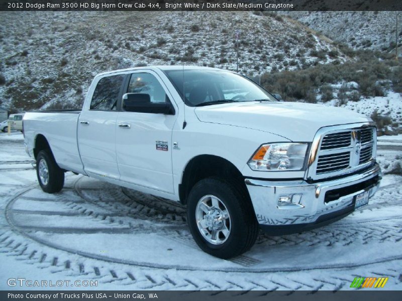 Front 3/4 View of 2012 Ram 3500 HD Big Horn Crew Cab 4x4