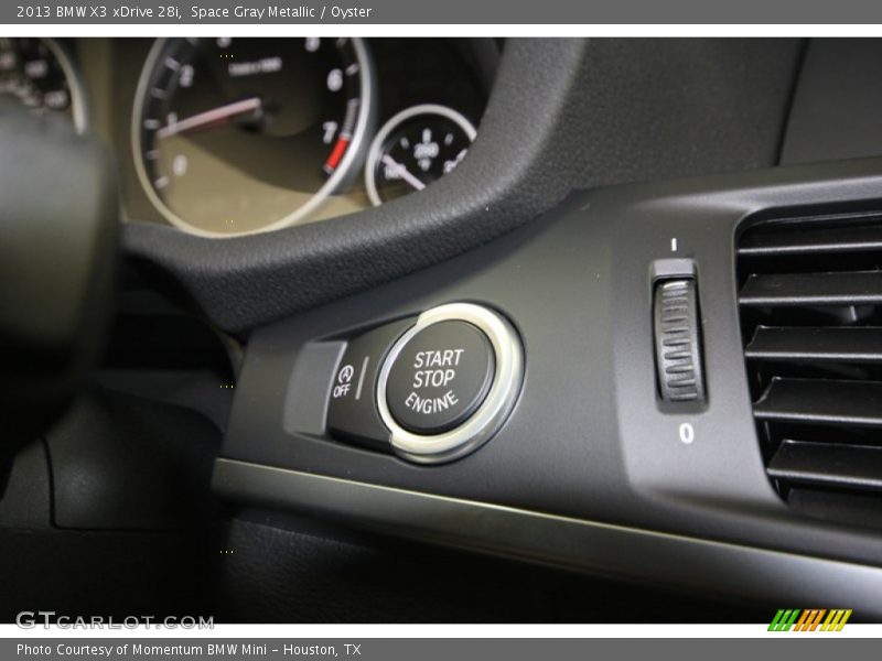 Space Gray Metallic / Oyster 2013 BMW X3 xDrive 28i