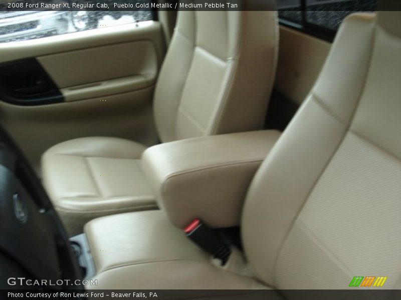 Pueblo Gold Metallic / Medium Pebble Tan 2008 Ford Ranger XL Regular Cab