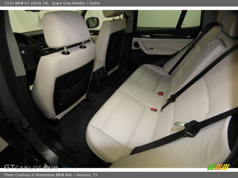 Space Gray Metallic / Oyster 2013 BMW X3 xDrive 28i