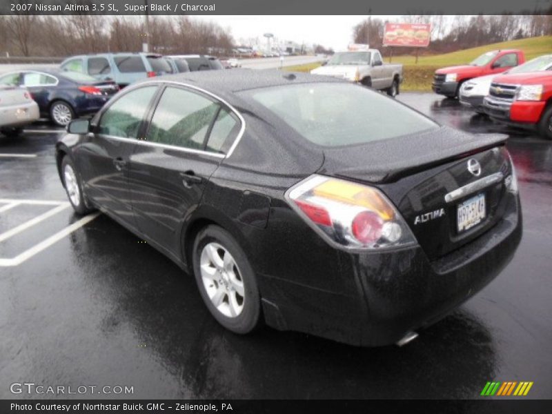 Super Black / Charcoal 2007 Nissan Altima 3.5 SL