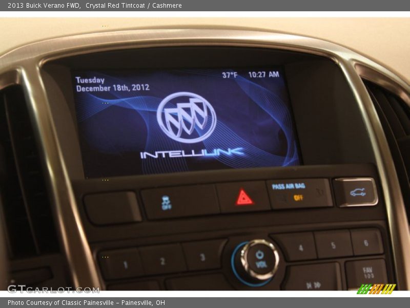 Crystal Red Tintcoat / Cashmere 2013 Buick Verano FWD