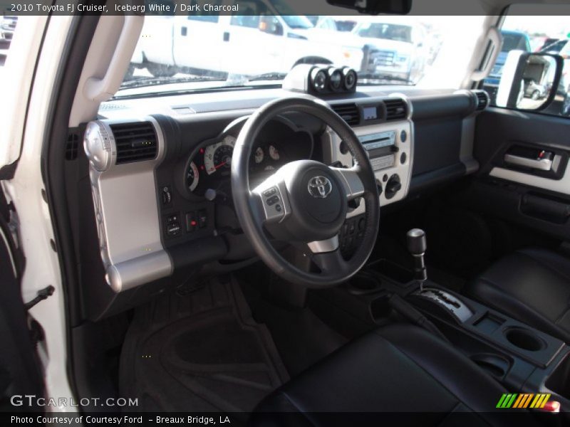 Iceberg White / Dark Charcoal 2010 Toyota FJ Cruiser