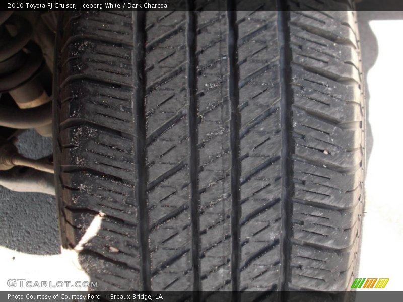 Iceberg White / Dark Charcoal 2010 Toyota FJ Cruiser