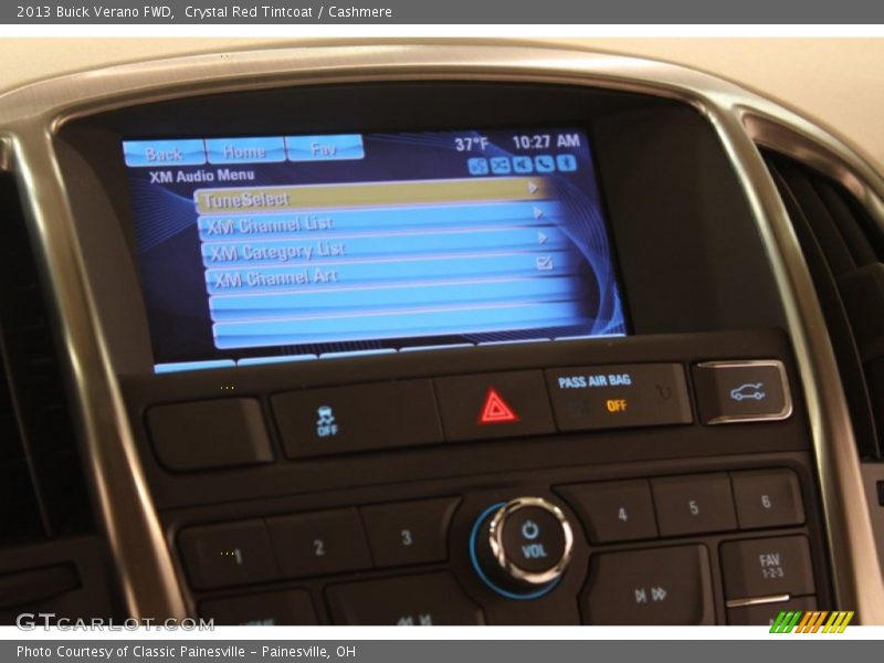 Crystal Red Tintcoat / Cashmere 2013 Buick Verano FWD