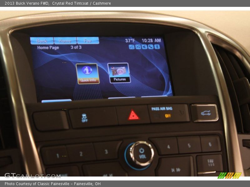 Crystal Red Tintcoat / Cashmere 2013 Buick Verano FWD
