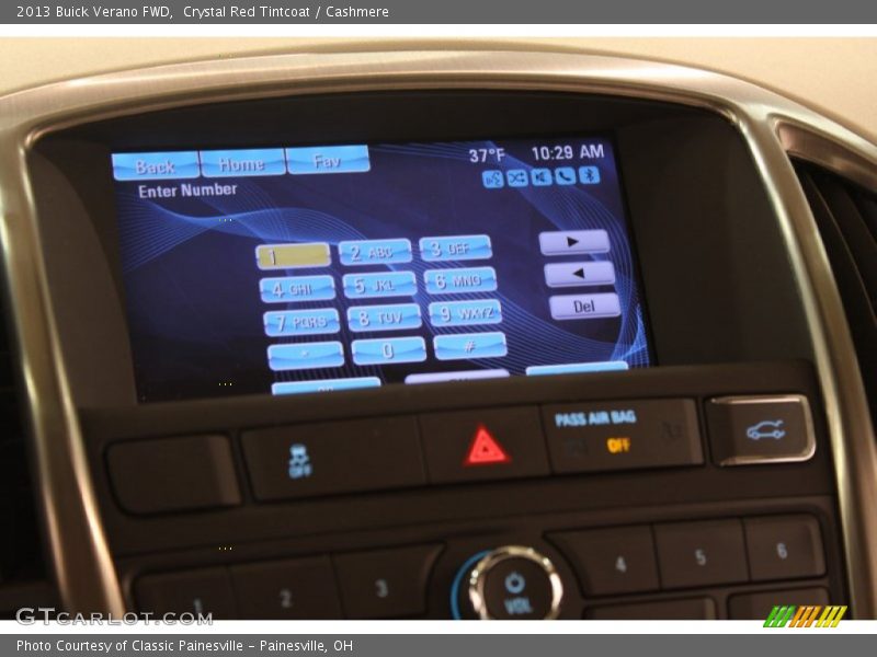 Crystal Red Tintcoat / Cashmere 2013 Buick Verano FWD