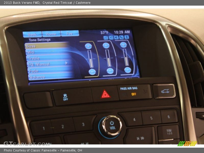 Crystal Red Tintcoat / Cashmere 2013 Buick Verano FWD