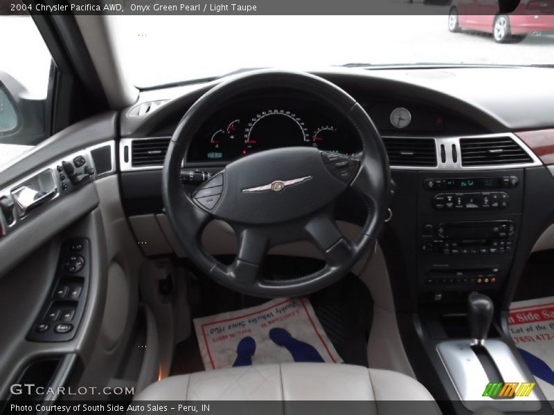 Onyx Green Pearl / Light Taupe 2004 Chrysler Pacifica AWD