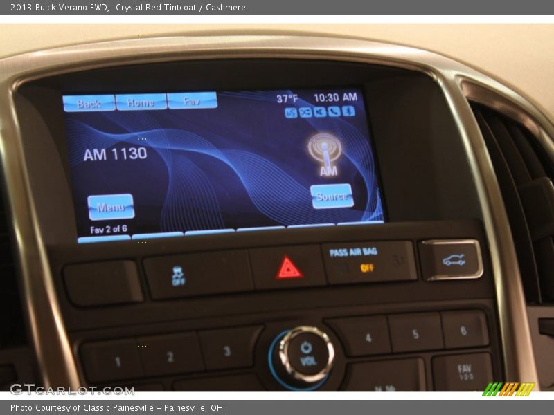 Crystal Red Tintcoat / Cashmere 2013 Buick Verano FWD