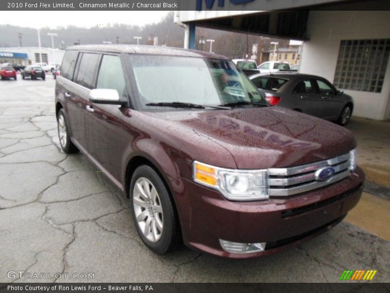 Cinnamon Metallic / Charcoal Black 2010 Ford Flex Limited