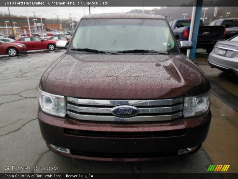 Cinnamon Metallic / Charcoal Black 2010 Ford Flex Limited