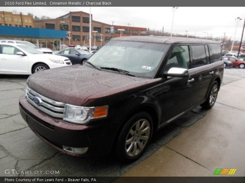 Cinnamon Metallic / Charcoal Black 2010 Ford Flex Limited