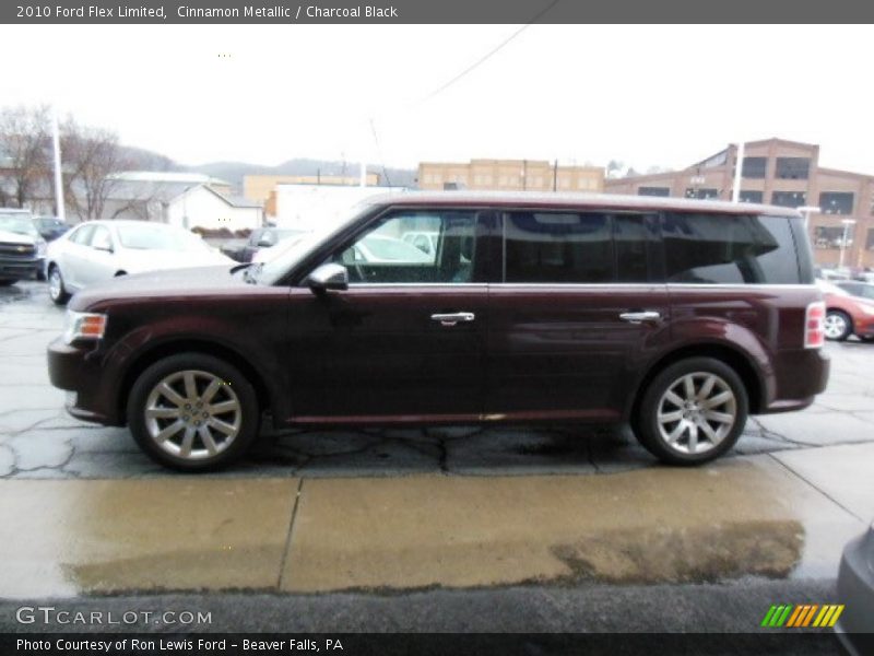Cinnamon Metallic / Charcoal Black 2010 Ford Flex Limited