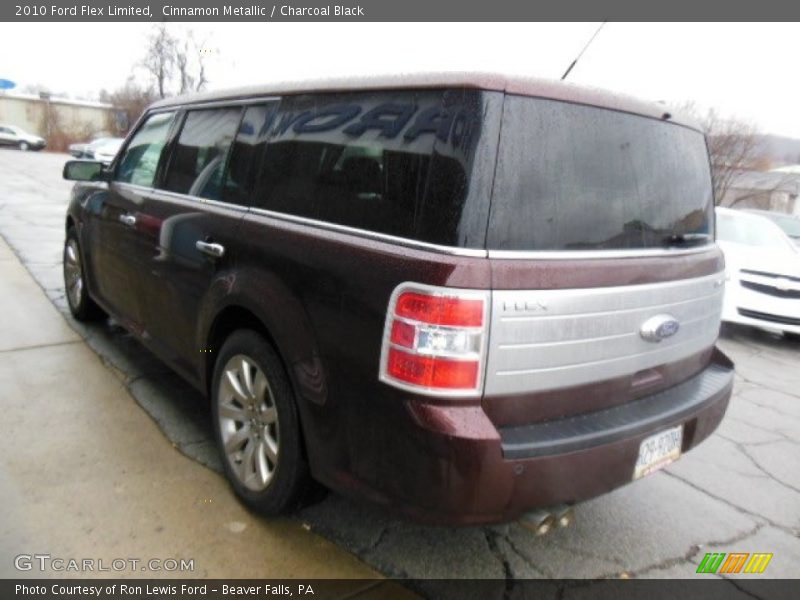 Cinnamon Metallic / Charcoal Black 2010 Ford Flex Limited