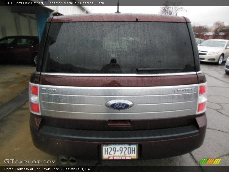 Cinnamon Metallic / Charcoal Black 2010 Ford Flex Limited