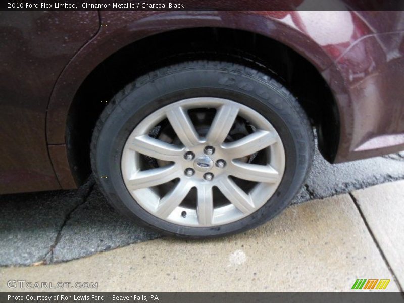 Cinnamon Metallic / Charcoal Black 2010 Ford Flex Limited